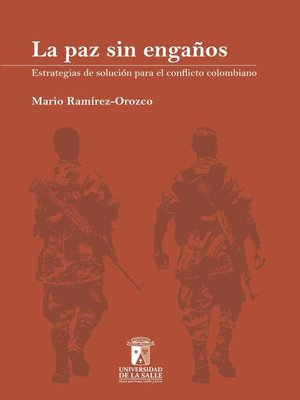 cover image of La paz sin engaños